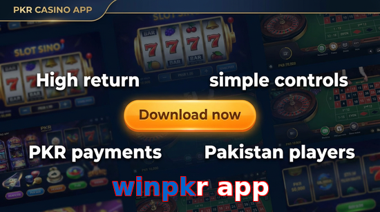 Main screen of Winpkr App gamedownload page for PK players
