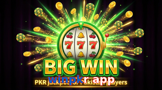 Big win animation on Winpkr App slot game