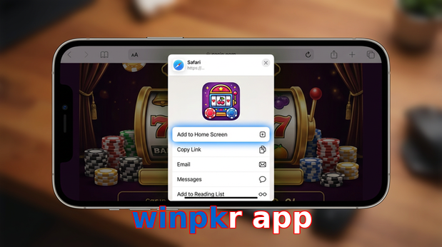 Game list for Winpkr App ios section